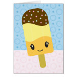 Orange Ice Lolly Notecard