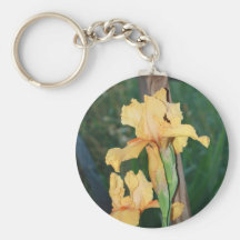 Orange Iris Keychains