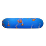 Orange Jellyfish Skateboard