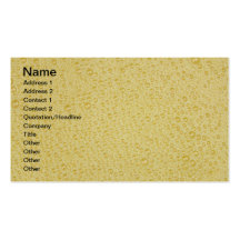 Orange Juice Bubbles Close-Up Backdrop Business Card Template