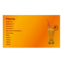 Orange Juice Business Card
