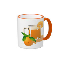 Orange Juice Coffee Mugs