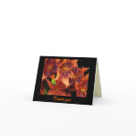 Orange Lilies Thank You cards