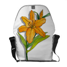 Orange Lily Commuter Bags