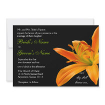 Orange lily Wedding