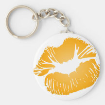 Orange Lips Keychains