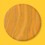 Orange Marbling magnets
