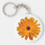 Orange Marigold Key Chain