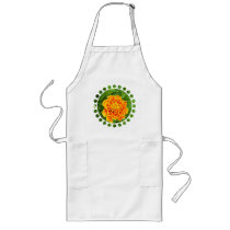 Orange Marigold Long Apron