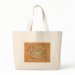 Orange Maze Tote Bag