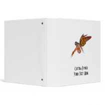 Orange Monarch Butterfly 3D Pixie - Fairy 2