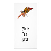 Orange Monarch Butterfly 3D Pixie - Fairy 2