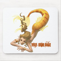 Orange Nix Mousepad