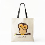 Orange Owl Bags