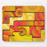Orange Parade Mouse Mat