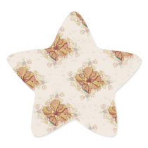 Orange Petals on a Fower Stickers
