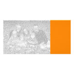 Orange Picture Card