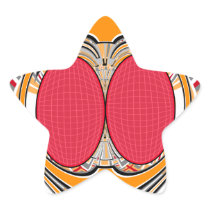 Orange pink superfly design