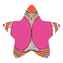 Orange pink superfly design
