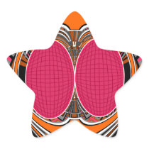 Orange pink superfly design