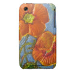 Orange Poppies iPhone 3 Case