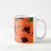 Orange Poppy mug
