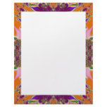 orange purple fantasy letterhead