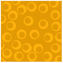 Orange retro pattern. photo sculptures