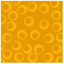 Orange retro pattern. acrylic cut outs