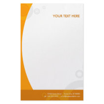 orange rings stationery paper