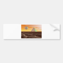 Orange Skies Bumper Sticker