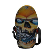 orange skull besaces