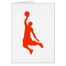Orange Slam Dunk Card
