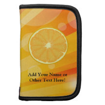 Orange Slice Citrus Fruit Folio Planner