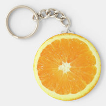 Orange Slice Keychain