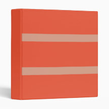 Orange Splash Avery Binder