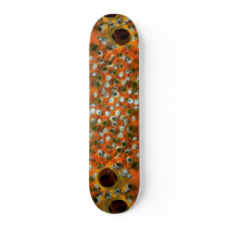 Orange sponge with a zooanthid colony attached skate decks