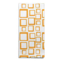 Orange Squares Napkin