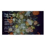 Orange Still Life of Flowers, Jan Brueghel flowers Business Cards