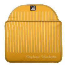 Orange Striped Sleeves For MacBooks