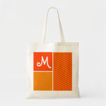 Orange Stripes; Striped Bag