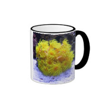 Orange Sun Coral Coffee Mug