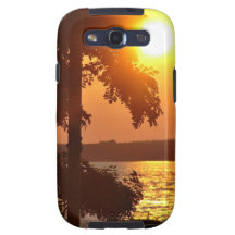 Orange Sunset Galaxy SIII Covers