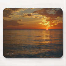 Orange Sunset Mousepad