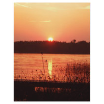 Orange Sunset on the lake Flyer