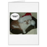 Orange Tabby Christmas Cat Greeting Cards