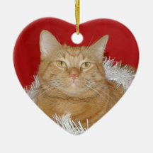 Orange tabby Christmas Christmas Tree Ornament