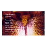 Orange The Invitation flowers Business Card Template