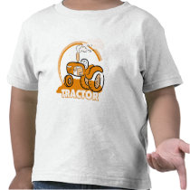 Orange Tractor Tshirts and Gifts t-shirts