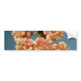 Orange Umbrella plant (Brassaia actinophylla) flow Bumper Sticker